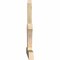 Ekena Millwork Richland Rough Sawn Timber Gable Bracket, Douglas Fir, 96"W x 52"H x 4"D x 6"F, 13/12 Pitch GBW096X52X0406RIC00RDF - alternate 3